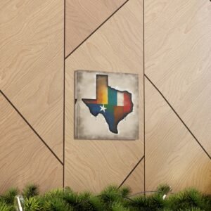 Texas Canvas Gallery Wraps &#8211; Texas Office Living Room Wall Decor Bedroom Home Canvas Art &#8211; Housewarming Gifts &#8211; TX New Home Gifts