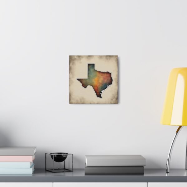Texas Canvas Gallery Wraps &#8211; Texas Office Living Room Bedroom Wall Decor Home Canvas Art &#8211; Housewarming Gifts &#8211; TX New Home Gifts