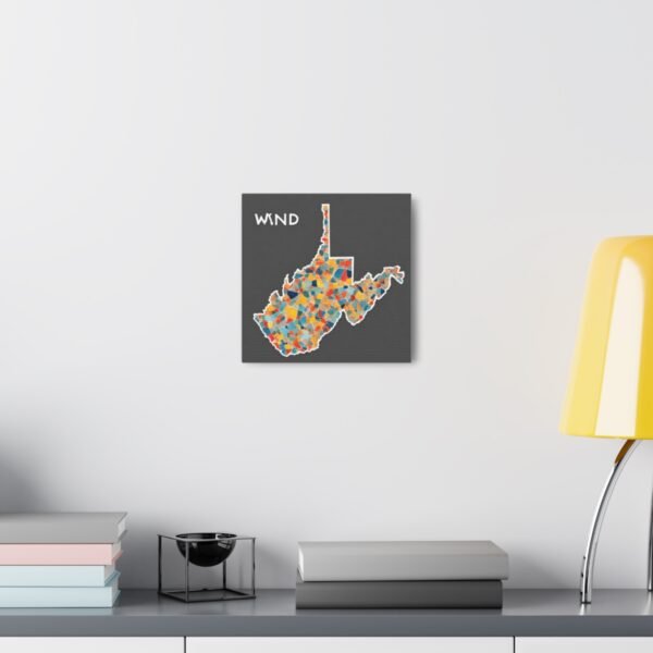 West Virginia Canvas Gallery Wraps &#8211; West Virginia Living Room Wall Decor Bedroom Office  Home Canvas Art &#8211; Housewarming Gifts &#8211; WV Gifts