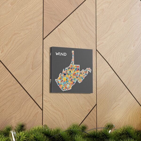 West Virginia Canvas Gallery Wraps &#8211; West Virginia Living Room Wall Decor Bedroom Office  Home Canvas Art &#8211; Housewarming Gifts &#8211; WV Gifts