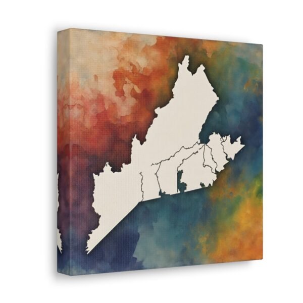 Virginia Canvas Gallery Wraps &#8211; Virginia Living Room Bedroom Office Wall Decor Home Canvas Art &#8211; Housewarming Gifts &#8211; VA New Home Gifts