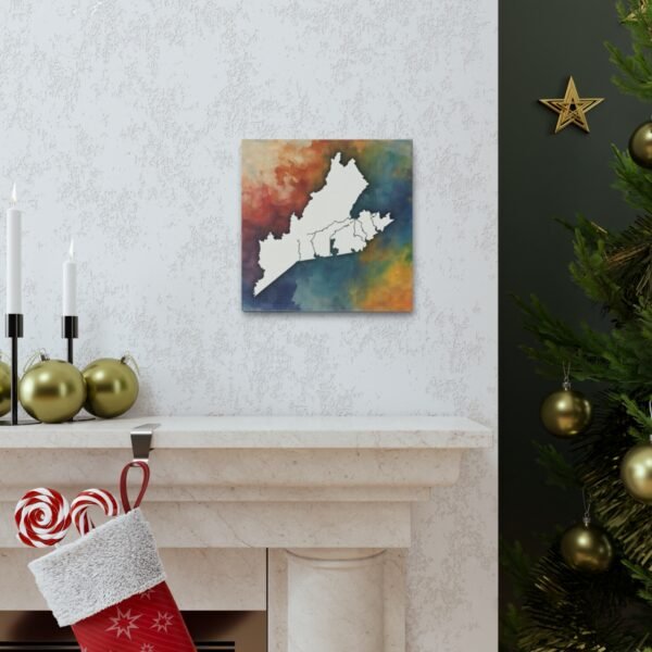 Virginia Canvas Gallery Wraps &#8211; Virginia Living Room Bedroom Office Wall Decor Home Canvas Art &#8211; Housewarming Gifts &#8211; VA New Home Gifts