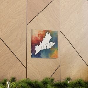 Virginia Canvas Gallery Wraps &#8211; Virginia Living Room Bedroom Office Wall Decor Home Canvas Art &#8211; Housewarming Gifts &#8211; VA New Home Gifts