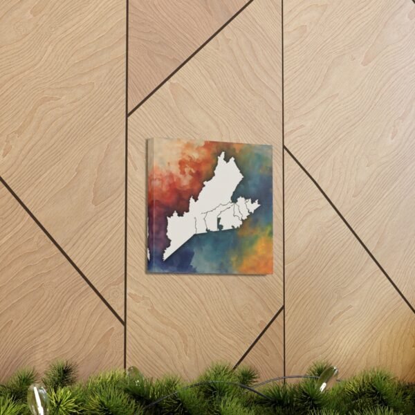 Virginia Canvas Gallery Wraps &#8211; Virginia Living Room Bedroom Office Wall Decor Home Canvas Art &#8211; Housewarming Gifts &#8211; VA New Home Gifts