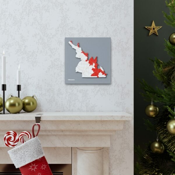 Virginia Canvas Gallery Wraps &#8211; Virginia Living Room Office Bedroom Wall Decor Home Canvas Art &#8211; Housewarming Gifts &#8211; VA New Home Gifts