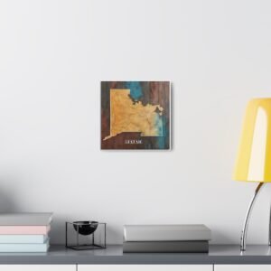 Utah Canvas Gallery Wraps &#8211; Utah Living Room Bedroom Office Wall Decor Home Canvas Art &#8211; Housewarming Gifts &#8211; UT New Home Gifts