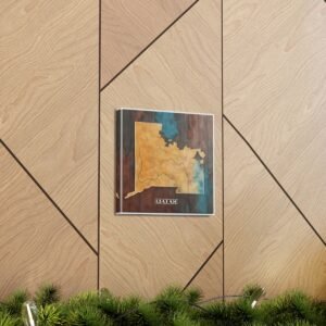 Utah Canvas Gallery Wraps &#8211; Utah Living Room Bedroom Office Wall Decor Home Canvas Art &#8211; Housewarming Gifts &#8211; UT New Home Gifts