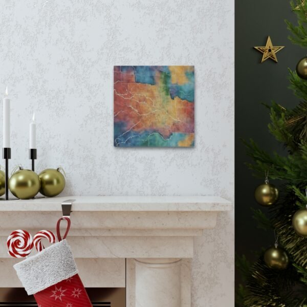 Utah Canvas Gallery Wraps &#8211; Utah Living Room Office Bedroom Wall Decor Home Canvas Art &#8211; Housewarming Gifts &#8211; UT New Home Gifts