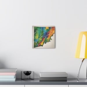 Vermont Canvas Gallery Wraps &#8211; Vermont Living Room Office Bedroom Wall Decor Home Canvas Art &#8211; Housewarming Gifts &#8211; VT New Home Gifts