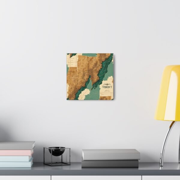 Vermont Canvas Gallery Wraps &#8211; Vermont Living Room Bedroom Office Wall Decor Home Canvas Art &#8211; Housewarming Gifts &#8211; VT New Home Gifts