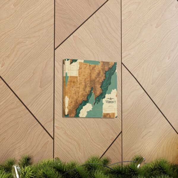 Vermont Canvas Gallery Wraps &#8211; Vermont Living Room Bedroom Office Wall Decor Home Canvas Art &#8211; Housewarming Gifts &#8211; VT New Home Gifts