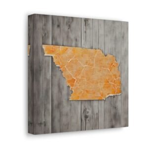 Tennessee Canvas Gallery Wraps &#8211; Tennessee Living Room Wall Decor Bedroom Office Home Canvas Art &#8211; Housewarming Gifts &#8211; TN New Home Gifts
