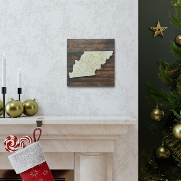 Tennessee Canvas Gallery Wraps &#8211; Tennessee Living Room Office Wall Decor Bedroom Home Canvas Art &#8211; Housewarming Gifts &#8211; TN New Home Gifts