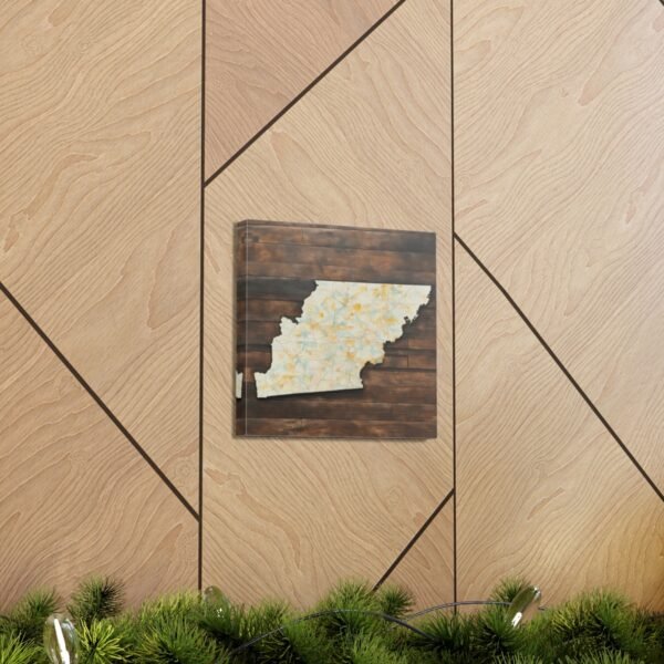 Tennessee Canvas Gallery Wraps &#8211; Tennessee Living Room Office Wall Decor Bedroom Home Canvas Art &#8211; Housewarming Gifts &#8211; TN New Home Gifts