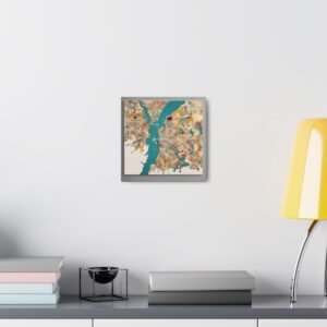 Washington Canvas Gallery Wraps &#8211; Washington Living Room Wall Decor Office Bedroom Home Canvas Art &#8211; Housewarming Gifts &#8211; WA New Home Gifts