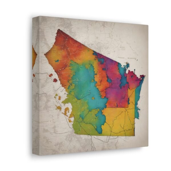 Washington Canvas Gallery Wraps &#8211; Washington Living Room Office Wall Decor Bedroom Home Canvas Art &#8211; Housewarming Gifts &#8211; WA New Home Gifts