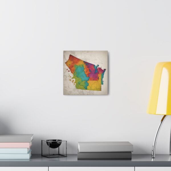 Washington Canvas Gallery Wraps &#8211; Washington Living Room Office Wall Decor Bedroom Home Canvas Art &#8211; Housewarming Gifts &#8211; WA New Home Gifts