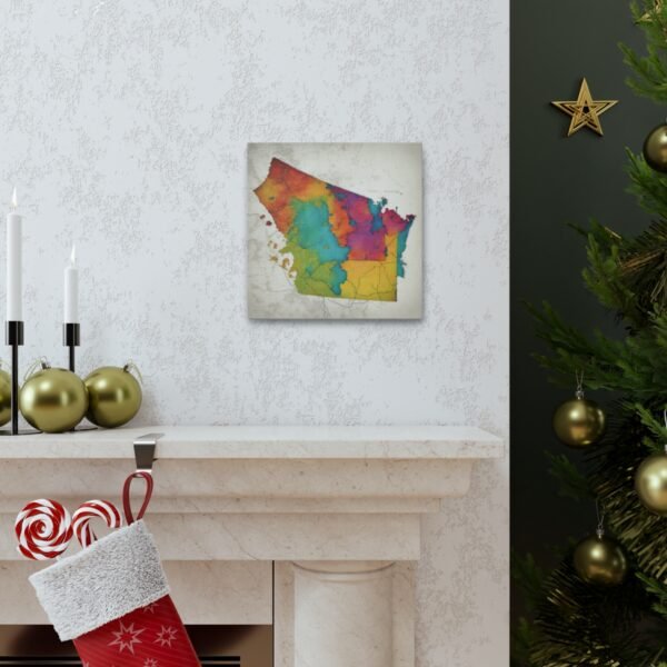 Washington Canvas Gallery Wraps &#8211; Washington Living Room Office Wall Decor Bedroom Home Canvas Art &#8211; Housewarming Gifts &#8211; WA New Home Gifts