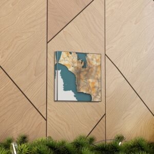 Washington Canvas Gallery Wraps &#8211; Washington Living Room Bedroom Office Wall Decor Home Canvas Art &#8211; Housewarming Gifts &#8211; WA New Home Gifts