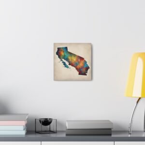 California Canvas Gallery Wraps &#8211; California Living Room Home Office Bedroom Wall Decor Canvas Art &#8211; Housewarming Gifts &#8211; CA New Home Gifts