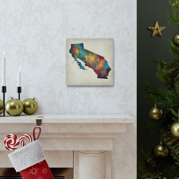 California Canvas Gallery Wraps &#8211; California Living Room Home Office Bedroom Wall Decor Canvas Art &#8211; Housewarming Gifts &#8211; CA New Home Gifts