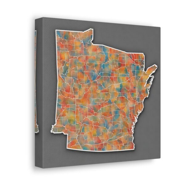 Arkansas Canvas Gallery Wraps &#8211; Arkansas Office Home Bedroom Living Room Wall Decor Canvas Art &#8211; Housewarming Gifts &#8211; AR New Home Gifts
