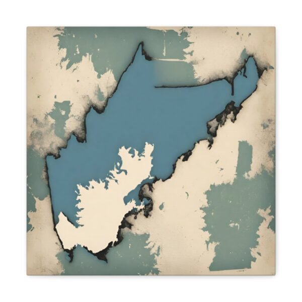 Maine Canvas Gallery Wraps &#8211; Maine Bedroom Office Home Living Room Wall Decor Canvas Art &#8211; Housewarming Gifts &#8211; ME New Home Gifts