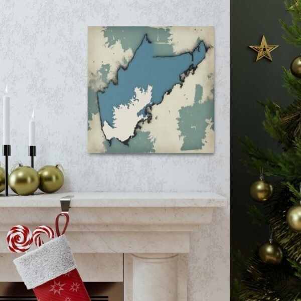 Maine Canvas Gallery Wraps &#8211; Maine Bedroom Office Home Living Room Wall Decor Canvas Art &#8211; Housewarming Gifts &#8211; ME New Home Gifts