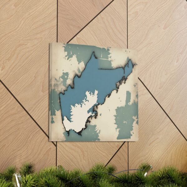 Maine Canvas Gallery Wraps &#8211; Maine Bedroom Office Home Living Room Wall Decor Canvas Art &#8211; Housewarming Gifts &#8211; ME New Home Gifts