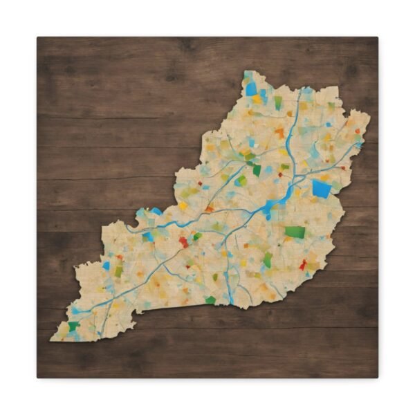 Kentucky Canvas Gallery Wraps &#8211; Kentucky Bedroom Home Office Living Room Wall Decor Canvas Art &#8211; Housewarming Gifts &#8211; KY New Home Gifts