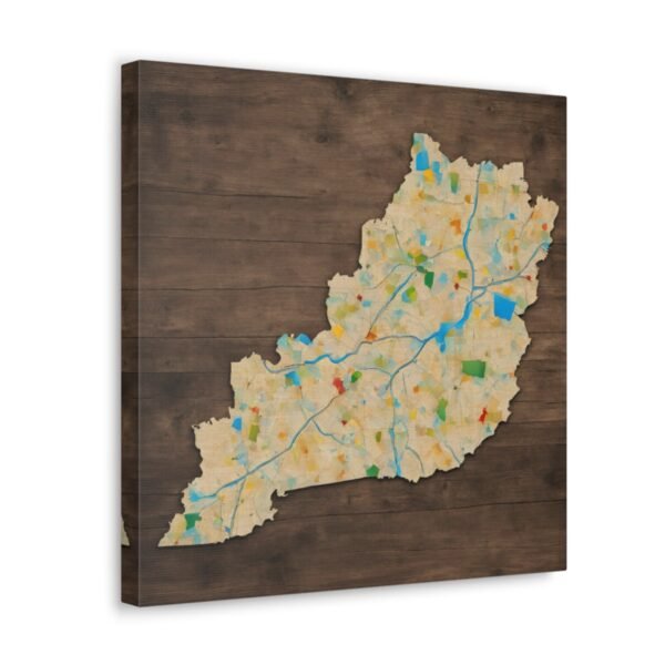 Kentucky Canvas Gallery Wraps &#8211; Kentucky Bedroom Home Office Living Room Wall Decor Canvas Art &#8211; Housewarming Gifts &#8211; KY New Home Gifts