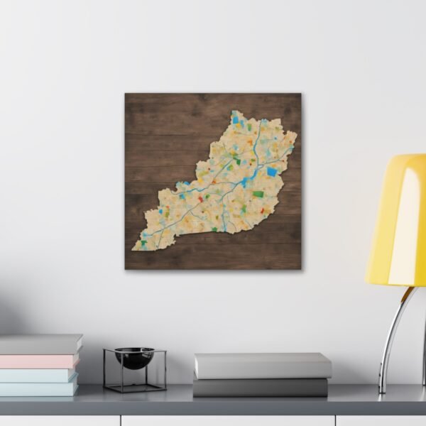 Kentucky Canvas Gallery Wraps &#8211; Kentucky Bedroom Home Office Living Room Wall Decor Canvas Art &#8211; Housewarming Gifts &#8211; KY New Home Gifts