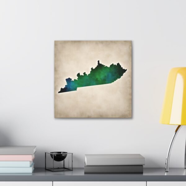 Kentucky Canvas Gallery Wraps &#8211; Kentucky Living Room Home Office Bedroom Wall Decor Canvas Art &#8211; Housewarming Gifts &#8211; KY New Home Gifts