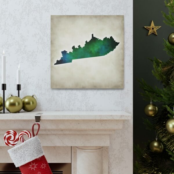 Kentucky Canvas Gallery Wraps &#8211; Kentucky Living Room Home Office Bedroom Wall Decor Canvas Art &#8211; Housewarming Gifts &#8211; KY New Home Gifts