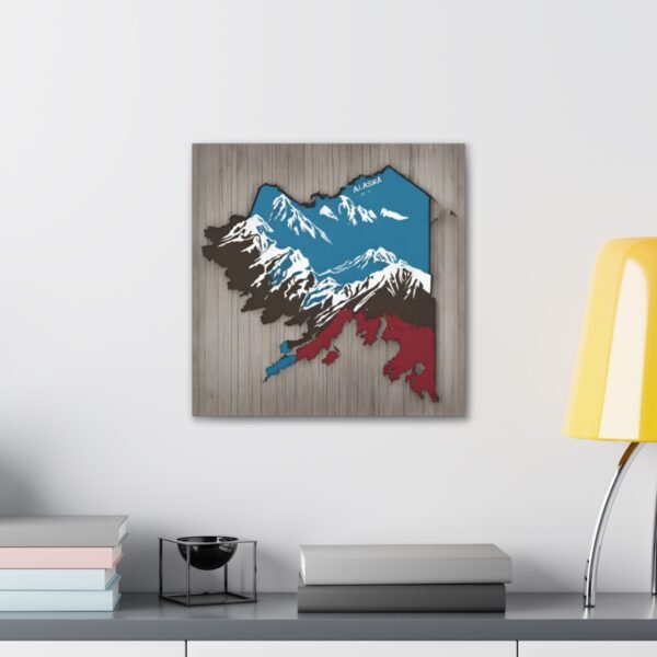 Alaska Canvas Gallery Wraps &#8211; Alaska Living Room Bedroom Office Home Wall Decor Canvas Art &#8211; Housewarming Gifts &#8211; AK New Home Gifts