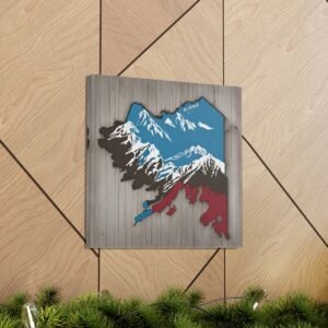 Alaska Canvas Gallery Wraps &#8211; Alaska Living Room Bedroom Office Home Wall Decor Canvas Art &#8211; Housewarming Gifts &#8211; AK New Home Gifts