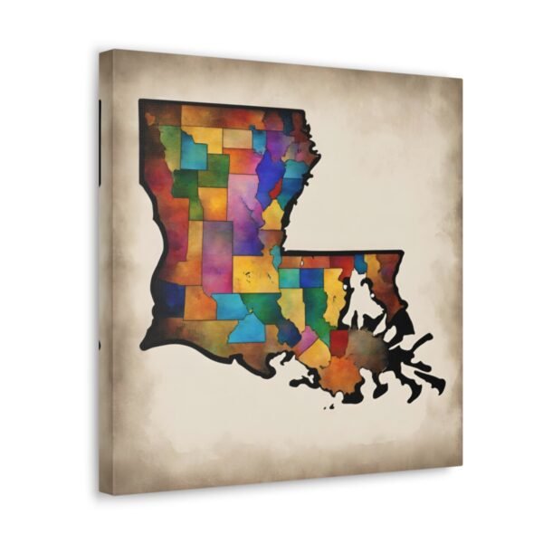 Louisiana Canvas Gallery Wraps &#8211; Louisiana Home Office Bedroom Living Room Wall Decor Canvas Art &#8211; Housewarming Gifts &#8211; LA New Home Gifts