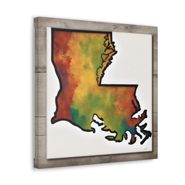 Louisiana Canvas Gallery Wraps &#8211; Louisiana Bedroom Living Room Home Office Wall Decor Canvas Art &#8211; Housewarming Gifts &#8211; LA New Home Gifts