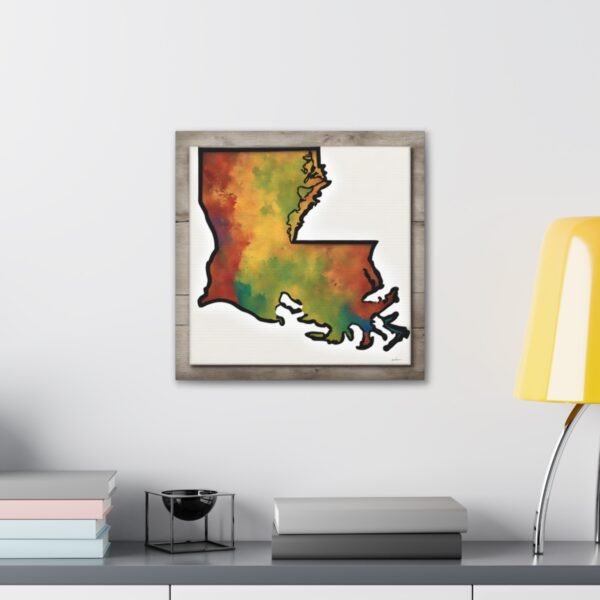 Louisiana Canvas Gallery Wraps &#8211; Louisiana Bedroom Living Room Home Office Wall Decor Canvas Art &#8211; Housewarming Gifts &#8211; LA New Home Gifts