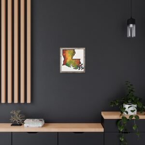 Louisiana Canvas Gallery Wraps &#8211; Louisiana Bedroom Living Room Home Office Wall Decor Canvas Art &#8211; Housewarming Gifts &#8211; LA New Home Gifts