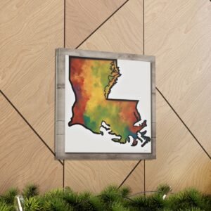 Louisiana Canvas Gallery Wraps &#8211; Louisiana Bedroom Living Room Home Office Wall Decor Canvas Art &#8211; Housewarming Gifts &#8211; LA New Home Gifts