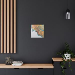 Massachusetts Canvas Gallery Wraps &#8211; Massachusetts Living Room Home Office Wall Decor Canvas Art &#8211; Housewarming Gifts &#8211; MA New Home Gifts