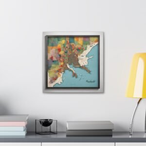 Massachusetts Canvas Gallery Wraps &#8211; Massachusetts Office Living Room Home Wall Decor Canvas Art &#8211; Housewarming Gifts &#8211; MA New Home Gifts