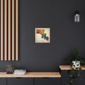 Massachusetts Canvas Gallery Wraps &#8211; Massachusetts Home Office Living Room Wall Decor Canvas Art &#8211; Housewarming Gifts &#8211; MA New Home Gifts