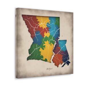 Maryland Canvas Gallery Wraps &#8211; Maryland Bedroom Living Room Home Office Wall Decor Canvas Art &#8211; Housewarming Gifts &#8211; MD New Home Gifts