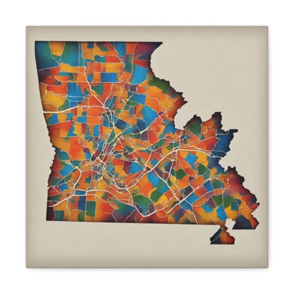 Pennsylvania Canvas Gallery Wraps &#8211; Pennsylvania Bedroom Office Living Room Wall Decor Home Canvas Art &#8211; Housewarming Gifts &#8211; PA Home Gifts