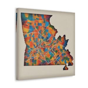 Pennsylvania Canvas Gallery Wraps &#8211; Pennsylvania Bedroom Office Living Room Wall Decor Home Canvas Art &#8211; Housewarming Gifts &#8211; PA Home Gifts