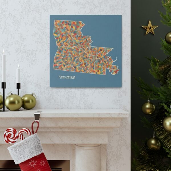 Pennsylvania Canvas Gallery Wraps &#8211; Pennsylvania Office Living Room Wall Decor Bedroom Home Canvas Art &#8211; Housewarming Gifts &#8211; PA Home Gifts