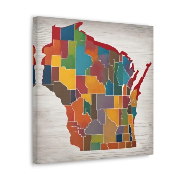 Wisconsin Canvas Gallery Wraps &#8211; Wisconsin Office Living Room Bedroom Wall Decor Home Canvas Art &#8211; Housewarming Gifts &#8211; WI New Home Gifts