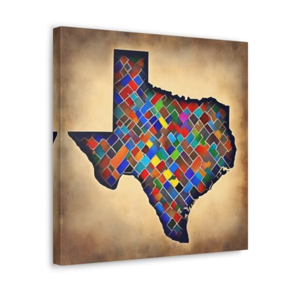 Texas Canvas Gallery Wraps &#8211; Texas Office Bedroom Living Room Wall Decor Home Bedroom Canvas Art &#8211; Housewarming Gifts &#8211; TX New Home Gifts